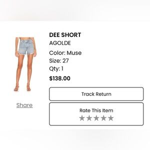 Jean shorts from revolve